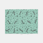 Personalisiert Minze Grüne Namensblanket - Kundens Fleecedecke (Vorderseite (Horizontal))