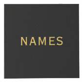 Personalisiert mit 5 Nachnamen oder Spitznamen dar Würfel (Vorderseite)