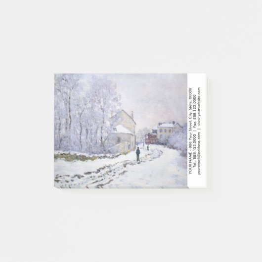 Personalisiert mit Claude Monet Post-it Post-it Klebezettel (Vorderseite)