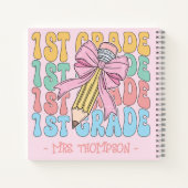 Personalisiert mit dem Namen 1. Notizblock (Rückseite)