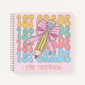 Personalisiert mit dem Namen 1. Notizblock (Vorderseite)