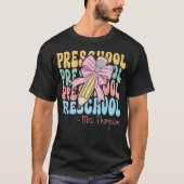 Personalisiert mit dem Namen Preschool Lehrer Cust T-Shirt (Vorderseite)