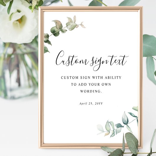 Personalisiert, mit dem Zeichen für die Textur Poster