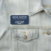 Personalisiert mit Firmenlogo Mitarbeiter Magnetic Namensschild (Beispiel)