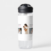 Personalisiert mit Foto und "Beste Mama je - Trinkflasche (Vorderseite)