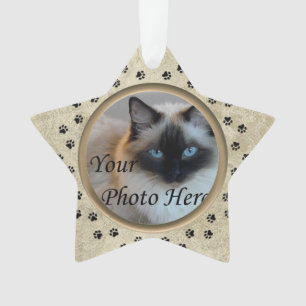 Personalisiert mit Foto und Verse Pet Memorial Ornament