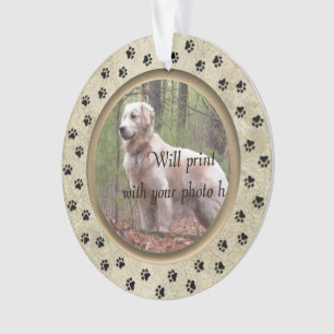 Personalisiert mit Foto und Verse Pet Memorial Ornament