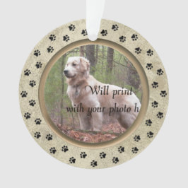 Personalisiert mit Foto und Verse Pet Memorial Ornament