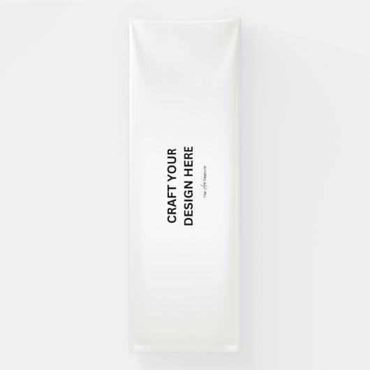 Personalisiert mit Ihrem Design, Logo oder Nachric Banner (Vertikal)