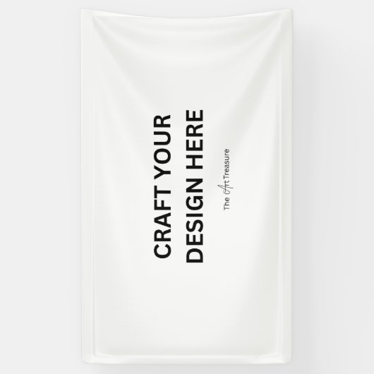 Personalisiert mit Ihrem Design, Logo oder Nachric Banner (Vertikal)