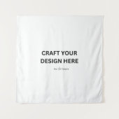 Personalisiert mit Ihrem Design, Logo oder Nachric Wandteppich (Vorderseite)