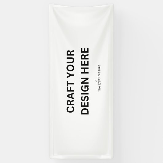 Personalisiert mit Ihrem Design, Logo oder Text  Banner (Vertikal)