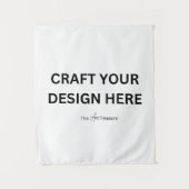 Personalisiert mit Ihrem Design, Logo oder Text Wandteppich (Vorderseite)