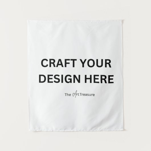Personalisiert mit Ihrem Design, Logo oder Text Wandteppich (Vorderseite)