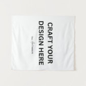 Personalisiert mit Ihrem Design, Logo oder Text Wandteppich (Vorderseite (Horizontal))