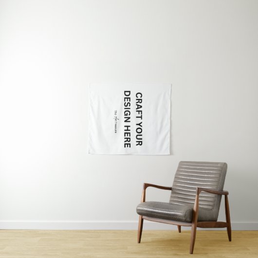 Personalisiert mit Ihrem Design, Logo oder Text Wandteppich (Beispiel (Horizontal))