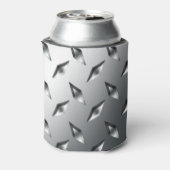 Personalisiert mit Ihrem Namen Diamantblech Stahl Dosenkühler (Kanne Rückseite)