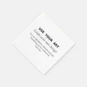 Personalisiert mit Ihrer Kunst oder Ihren Fotos, m Serviette (Ecke)