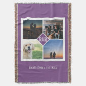 Personalisiert Mit Monogramm 4 Fotomaterial Decke (Vorderseite Vertikal)