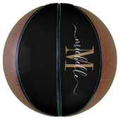 Personalisiert Mit Monogramm Basketball (Vertikal)