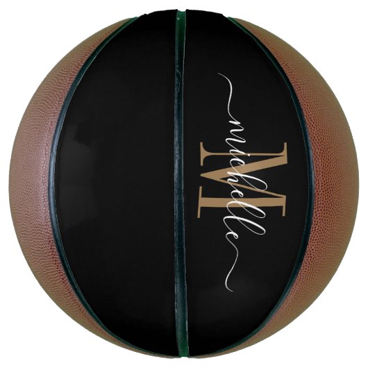 Personalisiert Mit Monogramm Basketball (Vertikal)