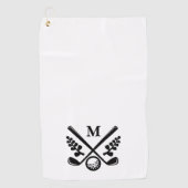 Personalisiert Mit Monogramm Golfhandtuch (Vorderseite)