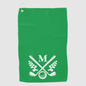 Personalisiert Mit Monogramm Golfhandtuch (Vorderseite)