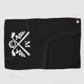 Personalisiert Mit Monogramm Golfhandtuch (Horizontal)