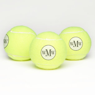 personalisiert Mit Monogramm Tennisbälle