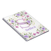 Personalisiert mit Monogramm und Name Notizblock (Rechte Seite)