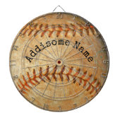 Personalisiert Mit Monogramm Vintager Baseball Dartscheibe (vorne)