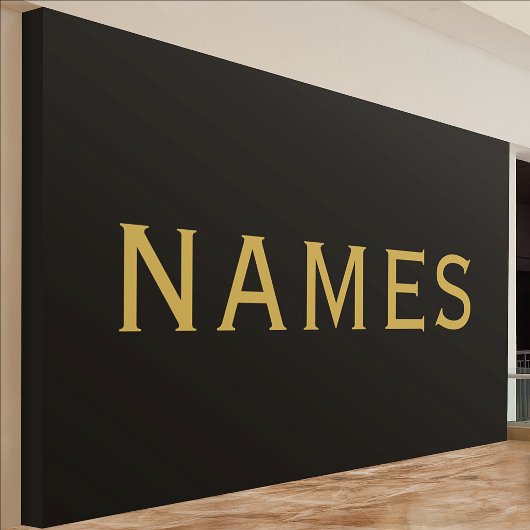Personalisiert mit Nachnamen oder Spitznamen darau Banner
