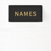 Personalisiert mit Nachnamen oder Spitznamen darau Banner (InSitu)