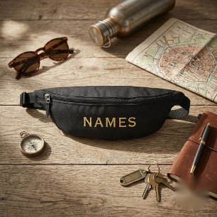 Personalisiert mit Nachnamen oder Spitznamen darau Bauchtasche