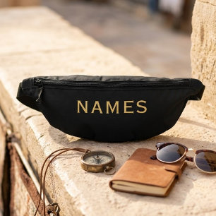 Personalisiert mit Nachnamen oder Spitznamen darau Bauchtasche