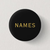 Personalisiert mit Nachnamen oder Spitznamen darau Button (Vorderseite)