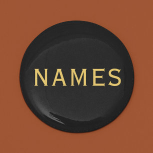 Personalisiert mit Nachnamen oder Spitznamen darau Button