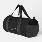 Personalisiert mit Nachnamen oder Spitznamen darau Duffle Bag (Rechte Ecke)