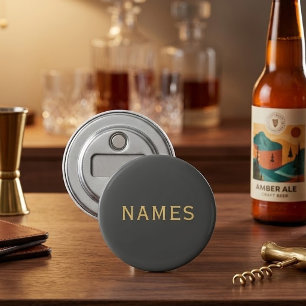Personalisiert mit Nachnamen oder Spitznamen darau Flaschenöffner