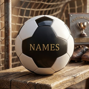 Personalisiert mit Nachnamen oder Spitznamen darau Fußball