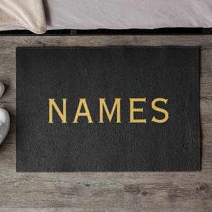 Personalisiert mit Nachnamen oder Spitznamen darau Fußmatte