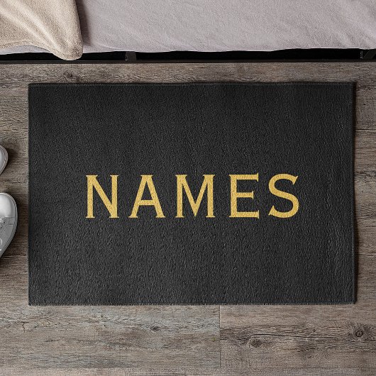 Personalisiert mit Nachnamen oder Spitznamen darau Fußmatte