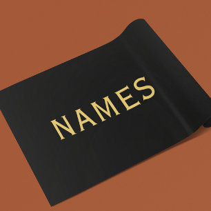 Personalisiert mit Nachnamen oder Spitznamen darau Geschenkpapier Set