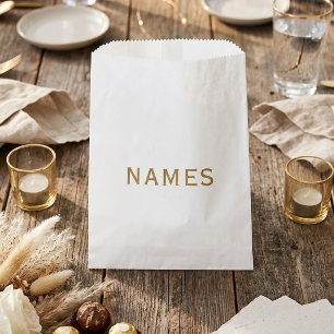 Personalisiert mit Nachnamen oder Spitznamen darau Geschenktütchen