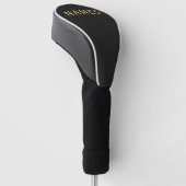 Personalisiert mit Nachnamen oder Spitznamen darau Golf Headcover (angewinkelt)