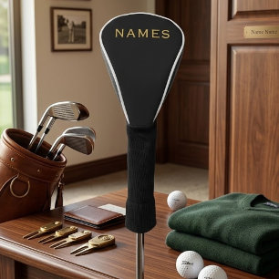Personalisiert mit Nachnamen oder Spitznamen darau Golf Headcover