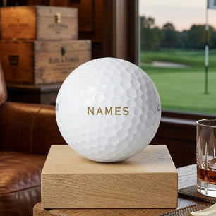 Personalisiert mit Nachnamen oder Spitznamen darau Golfball