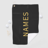Personalisiert mit Nachnamen oder Spitznamen darau Golfhandtuch (Insitu)