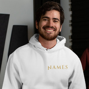 Personalisiert mit Nachnamen oder Spitznamen darau Hoodie