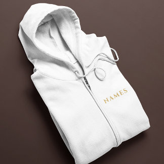 Personalisiert mit Nachnamen oder Spitznamen darau Hoodie